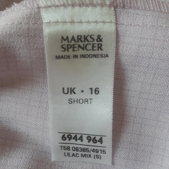 Marks & Spencer UK Lilac Mist Dressy Pants NWOT - Picture 4 of 5